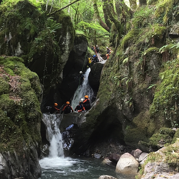 Introduction to canyoning for families in France