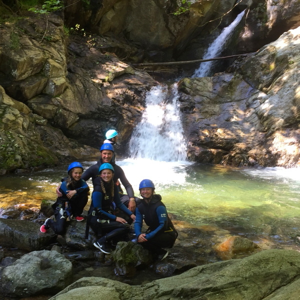 Kitted out for Pyrenees canyoning