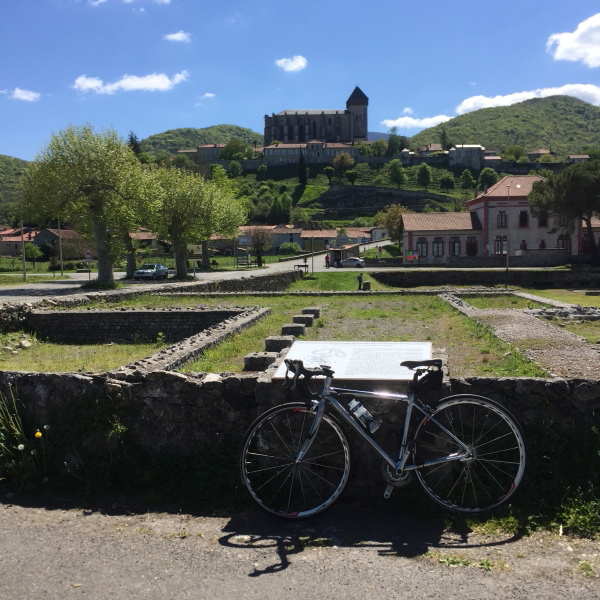 Taking in the scenery in the Pyrenees foothills