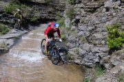 River crossing Enduro MTB holiday in the Pyrenees