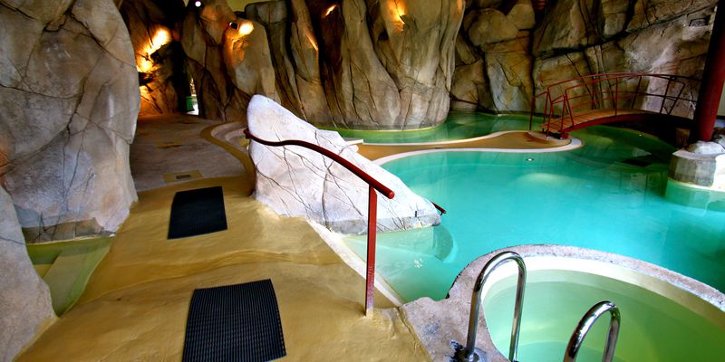 The Sensoria thermal spa facility in Saint-Lary Soulan The Sensoria thermal spa facility in Saint-Lary Soulan