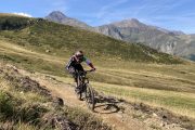 Downhill mountain biking in the Pyrenees