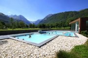 outdoor Japanese pool at the thermal spa