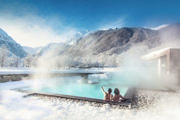 thermal spa in winter