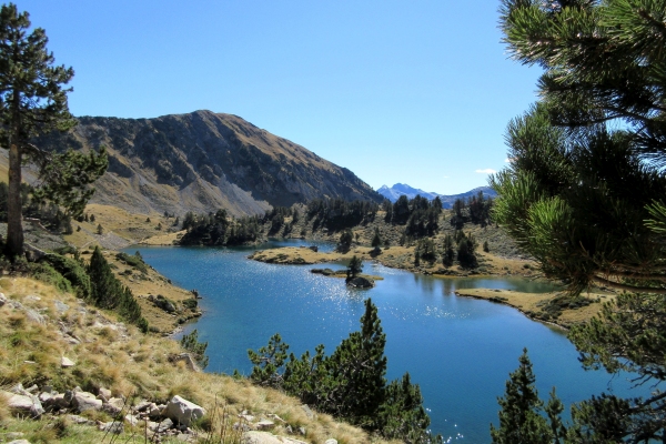 Pyrenees mountain lake