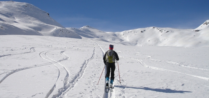 skiing the back-country