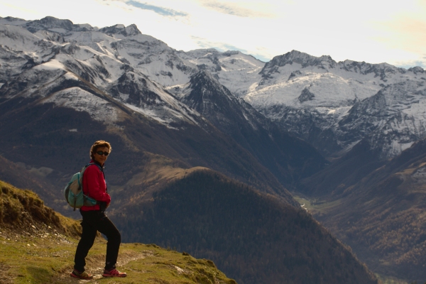 Hiking in the Pyrenees mountains