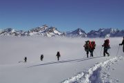 snowshoeing in the Pyrenees mountains